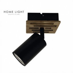 SPOT ZIDNA LAMPA 1XGU10 TALIA 65 CRNA DRVO BBLINK