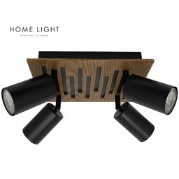 SPOT LAMPA 4XGU10 TALIA 68 CRNA DRVO BBLINK
