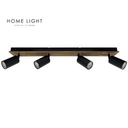 SPOT LAMPA 4XGU10 TALIA 69 CRNA DRVO BBLINK