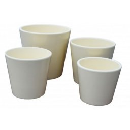 Kerbek saksija manhattan 13.5cm uni krem ( KE D10/135/003 )