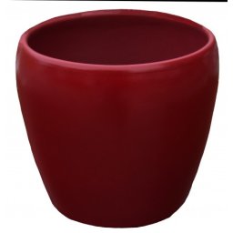 Kerbek saksija tarifa 18cm uni bordo ( KE D58/180/005 )