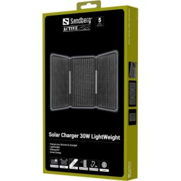 Sandberg 421-19 30W USB+USB-C/DC/ Solarni punjač