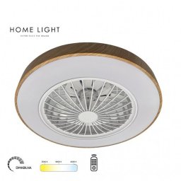 LUSTER PLAFONJERA SA VENTILATOROM 48W CCT DRVO DIMABILNA YL FAN G010 BBLINK