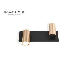 SPOT LAMPA 2XGU10 TALIA 89 CRNA ZLATO BBLINK