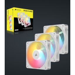 Corsair CO-9050197-WW 3x RS120-R ARGB 120mm PWM-Triple Pack - White Ventilatori