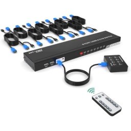 Mt-viki HDMI KVM Switch 8-port