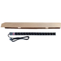 ExeLink Razvodni PDU panel za rack 19 in, sa 15 uticnih mesta, kabl 2m (aluminijum)