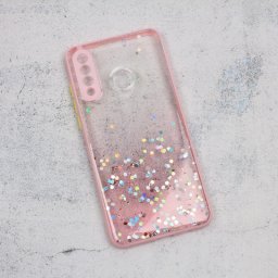 Maska Frame Glitter za Huawei P30 Lite roze