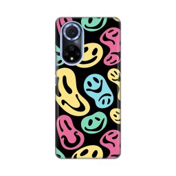Torbica Silikonska Print za Honor 50/Nova 9 Black Color Smiles