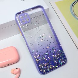 Maska Frame Glitter za Huawei P40 Lite ljubicasta
