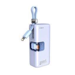 Power bank moxom mx-pb161 fast pd20w+ pd22.5w 5000mah plava ( BAT2675 )