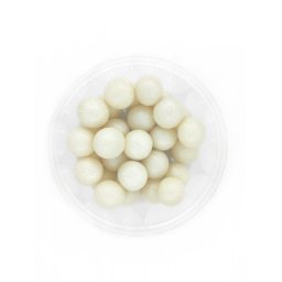 Dekorativne perle BELE 12mm 50g