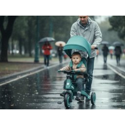 Dečiji Tricikl model 1 i balans bicikl 9u1 - Plavi
