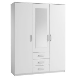 Ormar 151x200 kombinacija bela