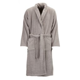 Bade mantil pamuk L/XL siva 2