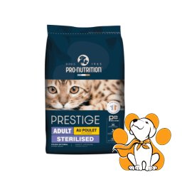Pro Nutrition Prestige Cat Sterilised Au Poulet 10kg, Za Sterilisane Mačke