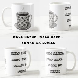 Keramicka šolja Malo Kafke malo kafe