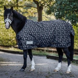 Prekrivač za konje vodootporan zimski teget 185/135cm Lucky