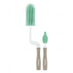 KikkaBoo set silikonskih čekti za čišćenje flašica i cucli 2 dela Mint ( KKB90077 )