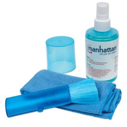 Manhattan 421027 Sredstvo za čišćenje ekrana sa krpicom/četkicom/200ml