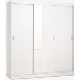 Ormar 179x201 sa ogledalom bela