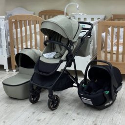 Kikka Boo Kolica Kara 3in1 premium set sa autosedištem I-Xtend I-size i tvrdom korpom Grey ( KKB23142 XTSET )