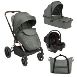Kikka Boo Kolica Kara premium 3in1 set sa autosedištem I-Prime I-size i tvrdom korpom Army Green ( KKB21166 SET )