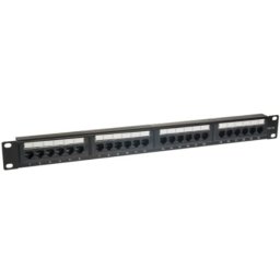 Patchcord kabel panel UTP 5e, 24, Rek 19“ 1U