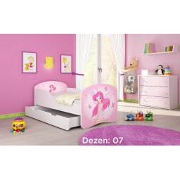 KREVET ZA DECU SA DODATNOM FIOKOM 140X70 ACMA 1 07