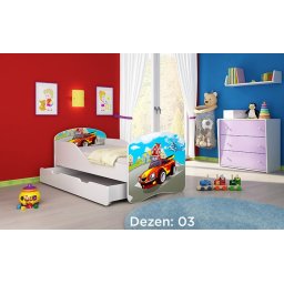 KREVET ZA DECU 180X80 CM SA DODATNOM FIOKOM ACMA 1 03