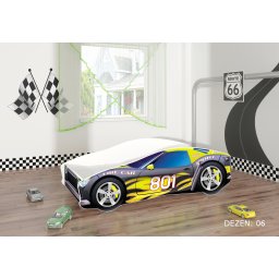 KREVET ZA DECU AUTOMOBIL 180X80 CM 06