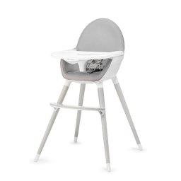 KINDERKRAFT HIGH STOLICA ZA HRANJENJE 2U1 FINI FULL GREY