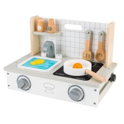 Drvena rerna sa dodacima, mini kuhinja ECOTOYS
