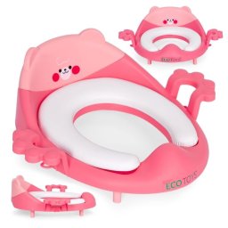 Adapter za wc šolju sa rukohvatima, Pink, ECOTOYS