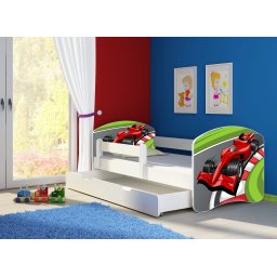 KREVET ZA DECU WHITE SA FIOKOM 140X70 ACMA 2 06