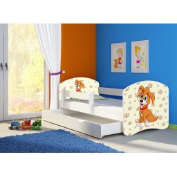 KREVET ZA DECU WHITE SA FIOKOM 140X70 ACMA 2 11