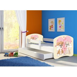 KREVET ZA DECU WHITE SA FIOKOM 140X70 ACMA 2 12