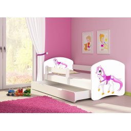 KREVET ZA DECU WHITE SA FIOKOM 140X70 ACMA 2 43