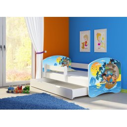 KREVET ZA DECU WHITE SA FIOKOM 160X80 ACMA 2 21