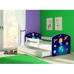 KREVET ZA DECU WHITE SA FIOKOM 160X80 ACMA 2 22