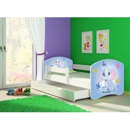 KREVET ZA DECU WHITE SA FIOKOM 160X80 ACMA 2 26