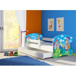 KREVET ZA DECU WHITE SA FIOKOM 160X80 ACMA 2 32