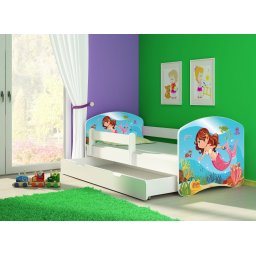 KREVET ZA DECU WHITE SA FIOKOM 180X80 ACMA 2 9