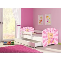 KREVET ZA DECU WHITE SA FIOKOM 180X80 ACMA 2 10