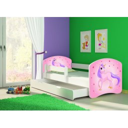 KREVET ZA DECU WHITE SA FIOKOM 180X80 ACMA 2 17
