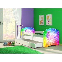 KREVET ZA DECU WHITE SA FIOKOM 180X80 ACMA 2 18