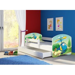KREVET ZA DECU WHITE SA FIOKOM 180X80 ACMA 2 35