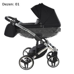 JUNAMA DIAMOND S-LINE V2 KOLICA ZA BEBE SET 3U1 01