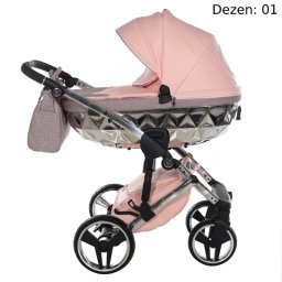 JUNAMA HAND CRAFT GLITTER KOLICA ZA BEBE SET 2U 01