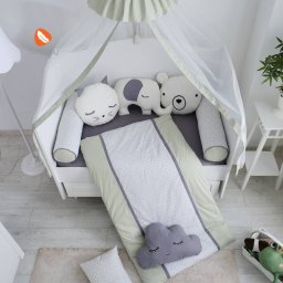 POSTELJINA ZA KREVETAC STARS 120X60 GREEN